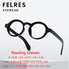 Men Women Round Blue Light Blocking Reading Glasses Clear Lens Glasses Frame New