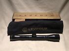leupold M8-4X rifle scope  Cross Hair Vintage Scope With Cleaning Rag & Box