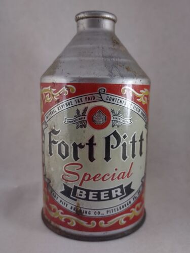 New ListingFORT PITT SPECIAL BEER CROWNTAINER BEER CAN CONE TOP PITTSBURG,PA FREE SHIPPING