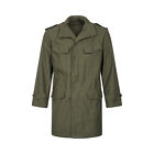 Army Jacket Original Military Trench Coat Belgian Parka Rain Water Resistant