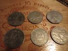 Lot of 6 Elizabeth II Coins, 2 Hong Kong, 2 Australia, 1 Belize, and 1 UK Britai