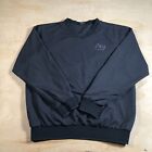 A1251 Black Nike Golf Aria Embroidered Pullover Windbreaker Jacket Size Small
