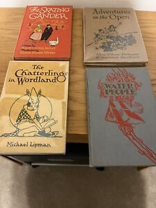 New ListingAntique Books: Adventures in the Open, Water People, Skating Gander, Chatterling