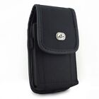 Rugged Case Belt Clip Holster Canvas Cover Pouch Carry for Cell Phones