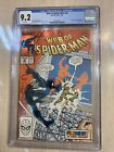 WEB OF SPIDER-MAN 36 CGC 9.2 NM- WHITE PAGES IST PRINT 1988 IST TOMBSTONE