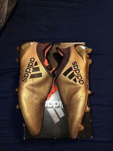 USED RARE LIMITED EDITION SIZE 13M Gold Adidas X 17+ Purespeed fg
