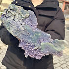 6.6LB Natural purple grape agate quartz crystal granular mineral specimen
