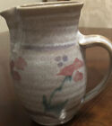 New ListingCeramic pottery Pitcher Vase Signed Purple Vintage Handmade 80’s Granny Core