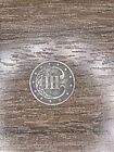 1852 Three Cent Silver Piece Trime 3c Type 1 Ungraded Details US Coin