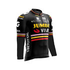 team Jumbo Visma Cycling Long Sleeve Jersey Cycling Jersey Bicycle Jersey Mens