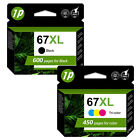 High Yield 67XL 67 XL Ink Cartridges for HP Deskjet 1255 2720e 2732 2755 4130e