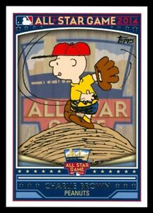 2014 TOPPS ALL-STAR GAME FANFEST PEANUTS CHARLIE BROWN BASEBALL CARD WR-CB