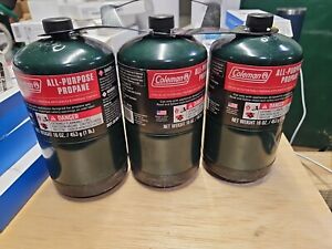 New ListingColeman All Purpose Propane Gas Cylinder 16 oz, 3-Pack