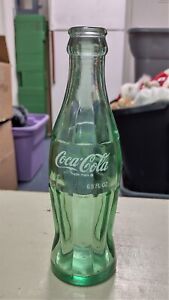 Vintage Coca-Cola Green Contour Glass Bottle From Bangladesh  6.5 fl. oz.
