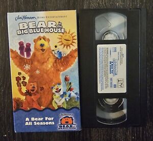 Bear in the Big Blue House A Bear For All Seasons (VHS, 2003) Jim Henson