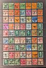 US stamps, 63 precancels from Jewett to Louise, Texas.  Ship O/S $2