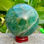 1.4LB Natural Fluorite Quartz Sphere Crystal Energy Ball Reiki Healing Gem