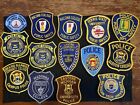 Vintage Obsolete University Police Patches Mixes Lot Of 14 Item 317