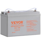 VEVOR Deep Cycle Battery 12V 100 AH AGM Marine Rechargeable Battery UL Certified