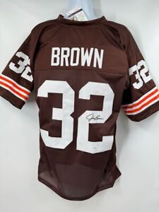 Jim Brown Cleveland Browns Signed Autograph Jersey JSA Certified