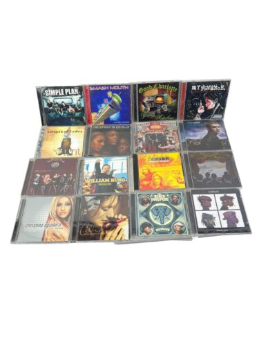 New ListingRock, Pop, Rap Mixed Genre 90's, 2000's - Music CD Lot of 16