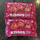 Hershey's Kisses Cherry Cordial Milk Chocolate Candy 9 oz -2bags-exp7/24