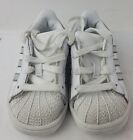 Adidas Classic Toddlers  Girl White Shoes Size 6C.