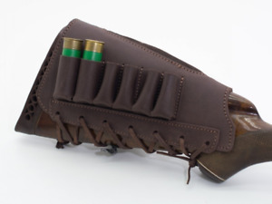 Cartridge Buttstock Holder Shotgun Shell Cheek Rest Padded 12/16 GA 6 Loops New