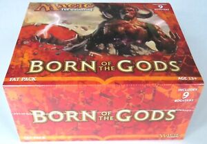 BORN OF THE GODS MtG Magic sealed FAT PACK (Bundle) card Box 9 Booster Packs +