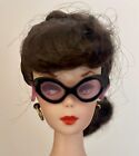 Vintage Barbie Stylish Pink and Black Cat Eye Eyeglasses