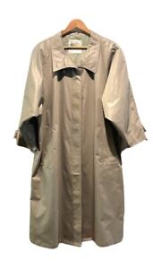 📚London Fog • Vintage Khaki Trench Coat - Size 18 Reg
