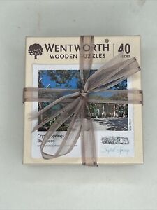 Wentworth Wooden Jigsaw Puzzle 40 Pieces Crystal Springs Barbados RARE