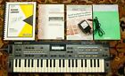 Vintage Casio CZ-101 Synth keyboard Power supply & manual Tested Original Box