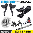 Shimano 105 R7000 Groupset 2x11 Speed Road Bike Cassette Rear Front Derailleur