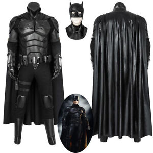 The Batman 2021 Costume Cosplay Suit Bruce Wayne Halloween Outfits Handmade