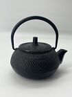 Cast Iron Vintage Black Hobnail Teapot kettle excellent condition durable