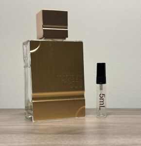 Al Haramain Amber Oud Gold Edition 0.17 oz/5ml Great Oud, Fruity Scent!