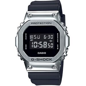Casio Men's G-Shock Digital Stainless Steel Metal Bezel Watch GM-5600-1DR
