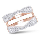 Womens Ring Guard Ring Enhancers Wrap Ring Infinity CZ 925 Sterling Silver