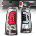 Chrome LED Tail Lights For 99-06 Chevy Silverado 99-02 GMC Sierra 1500/2500/3500 (For: 2000 Chevrolet Silverado 1500)