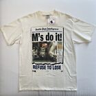 VINTAGE Seattle Mariners Shirt 90s XL Refuse To Lose M'S DO IT NWT Griffey News
