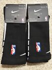 Nike DRI-FIT Elite NBA 19 Basketball Socks US 8 - 12 Large 2 Pairs
