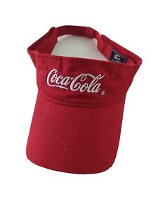 Coca-Cola Coke Red Classic Retro Sun Visor Hat
