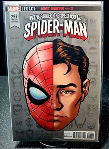 PETER PARKER SPECTACULAR SPIDER-MAN #297 HEADSHOT VARIANT MARVEL LEGACY COMICS