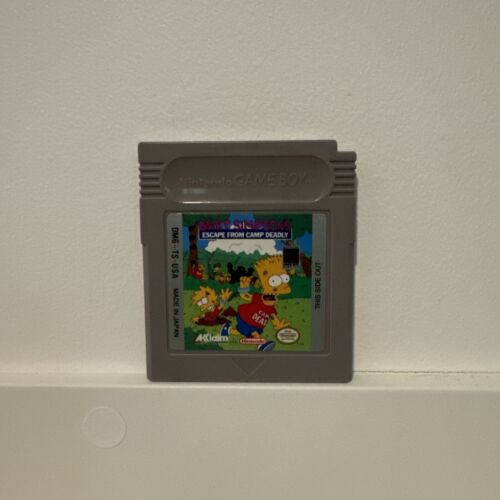 Bart Simpson's Escape From Camp Deadly (Nintendo Game Boy, 1991) Tested