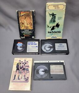 Lot of 3 Media Action Movie Beta Tapes UNTESTED SOLD AS IS Paramount