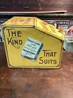 VINTAGE SWEET CUBA FINE CUT TOBACCO TIN STORE COUNTER DISPLAY SMOKING CHICAGO