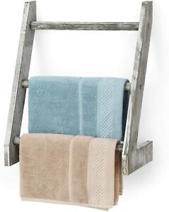 Towel Bars Bath Towel Holders 3Tier Ladder Towel Rails Wall Mounted Shelves Rack