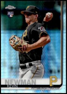 E891 KEVIN NEWMAN RC PRISM REFRACTOR 2019 TOPPS CHROME PITTSBURGH PIRATES #134