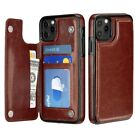 iPhone 11 / 12 / 13 Wallet Case Cover Leather Magnetic Kickstand for Apple